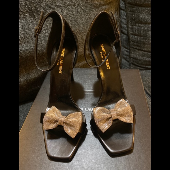 Saint Laurent Amber 105 Bow Heel size 39 - Picture 1 of 4